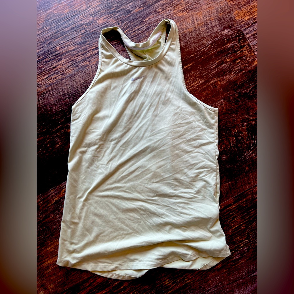 White Nike workout tank size small